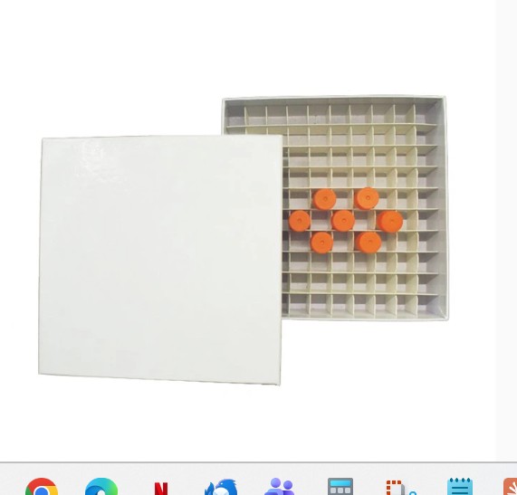 Cardboard Freezing Box, 100-Well